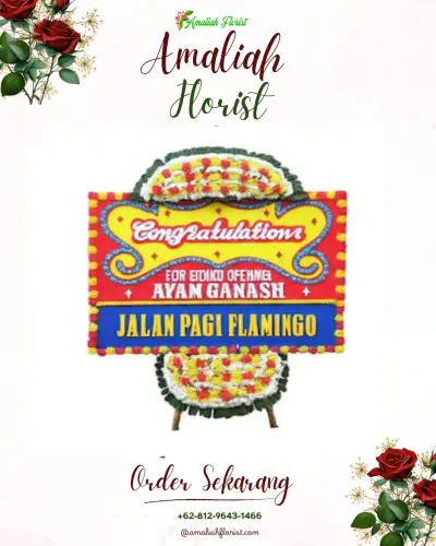 Bunga Papan Congratulation di Jatiluhur